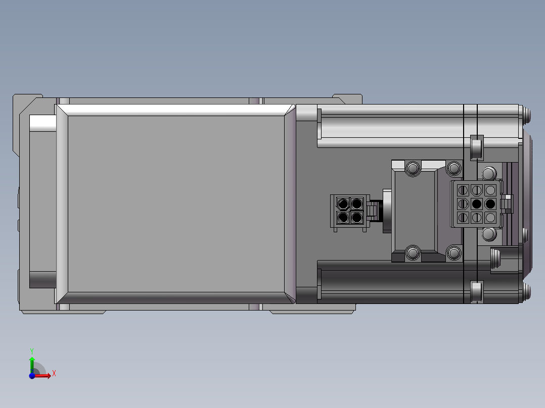 MTB同步带半封闭MTB10-L-200W前视图