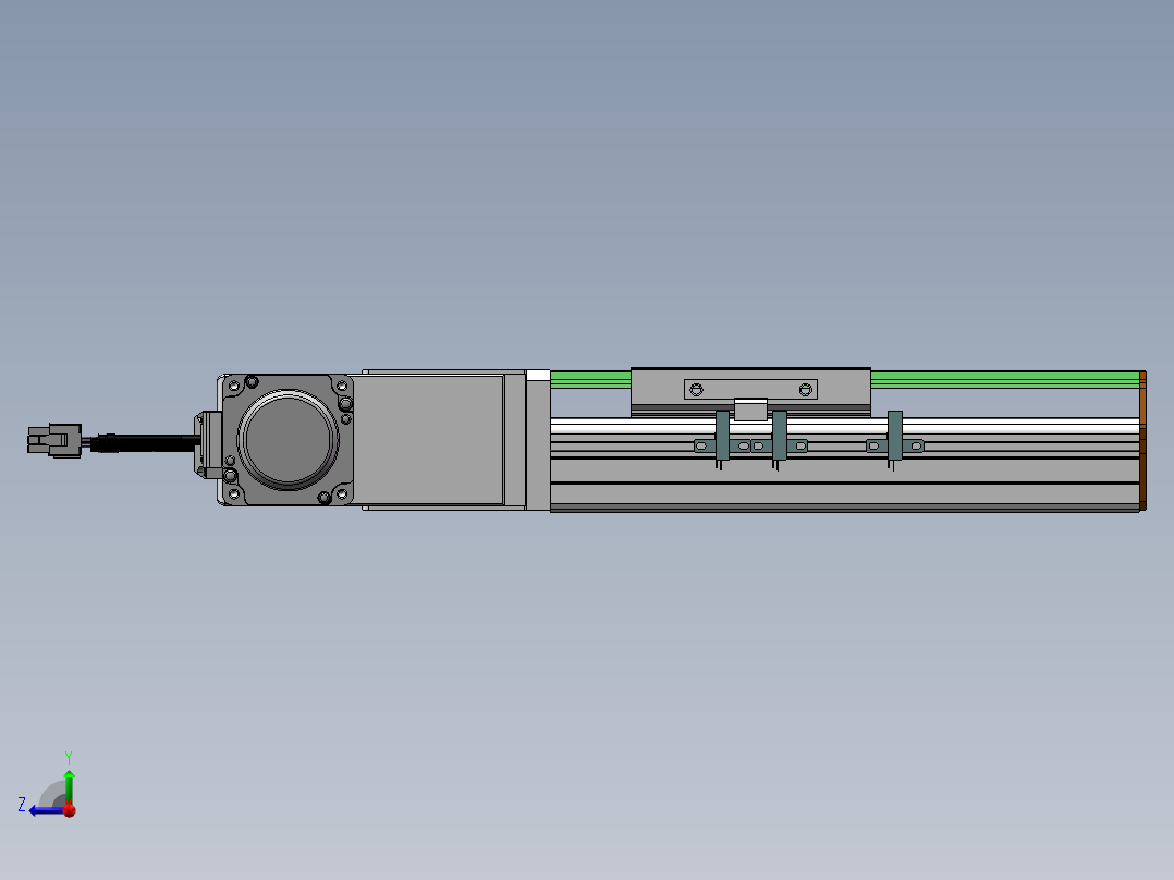 MTB同步带半封闭MTB10-L-200W右视图