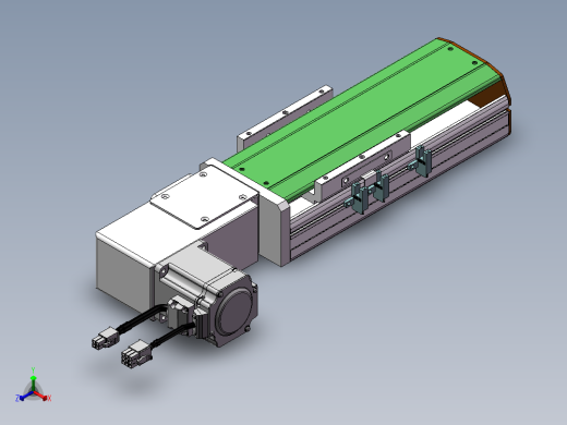 MTB同步带半封闭MTB10-L-200W正等轴测缩略图