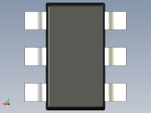 元器件3D封装SOT23-6163后视缩略图