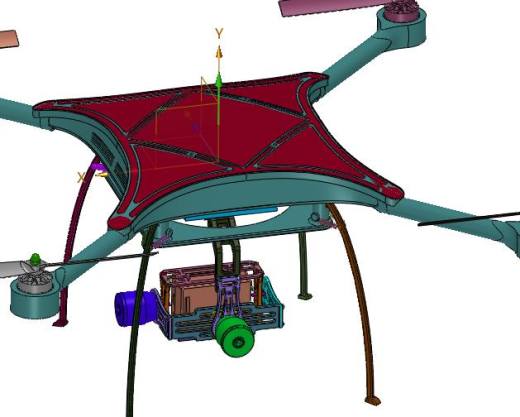 带摄像头专业飞行器航拍仪缩略图