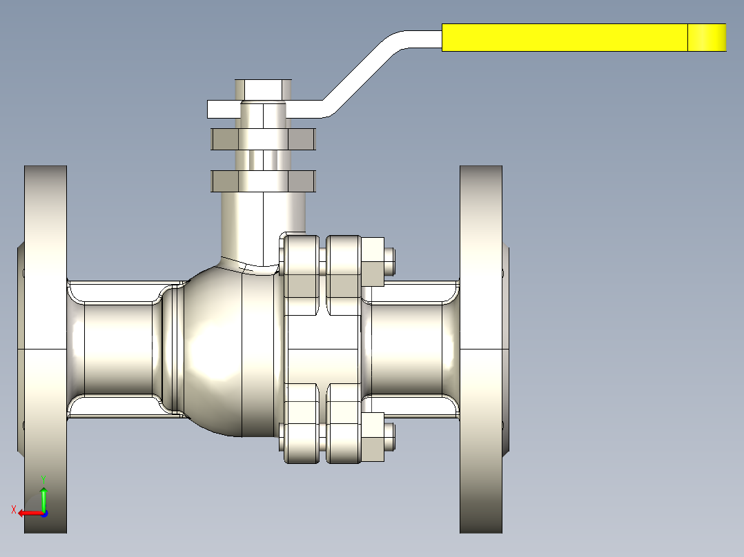 阀门模型-DN20____后视图