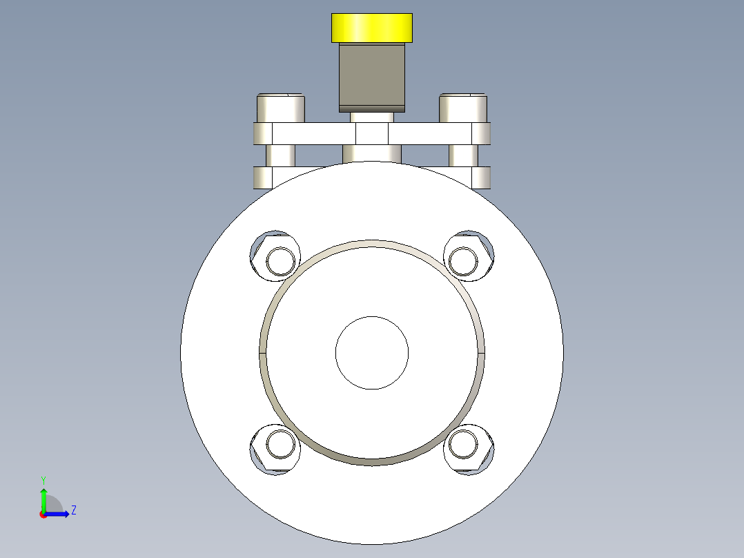 阀门模型-DN20____左视图