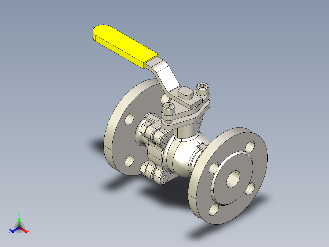 阀门模型-DN20____正等轴测图