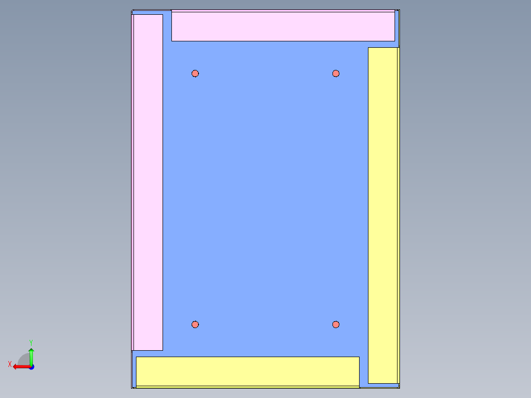 电器柜 电控柜 (32) 机械设计素材后视图