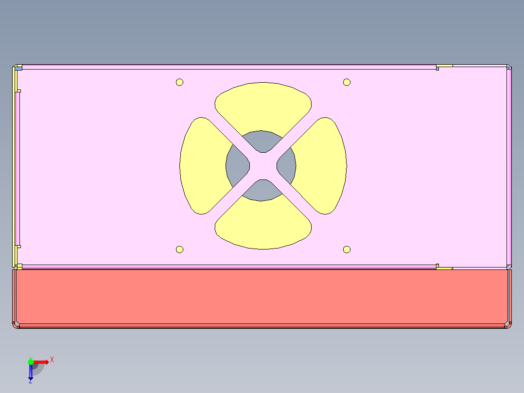 电器柜 电控柜 (32) 机械设计素材俯视图