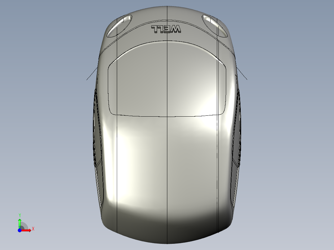 玩具小轿车前视图