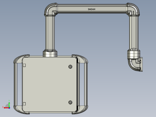 向下垂直墙座+转角+转角+箱体连接器+控制箱后视缩略图