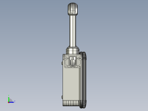 向下垂直墙座+转角+转角+箱体连接器+控制箱左视缩略图