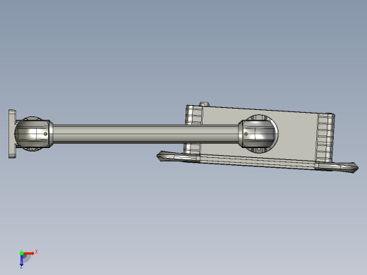 向下垂直墙座+转角+转角+箱体连接器+控制箱俯视缩略图
