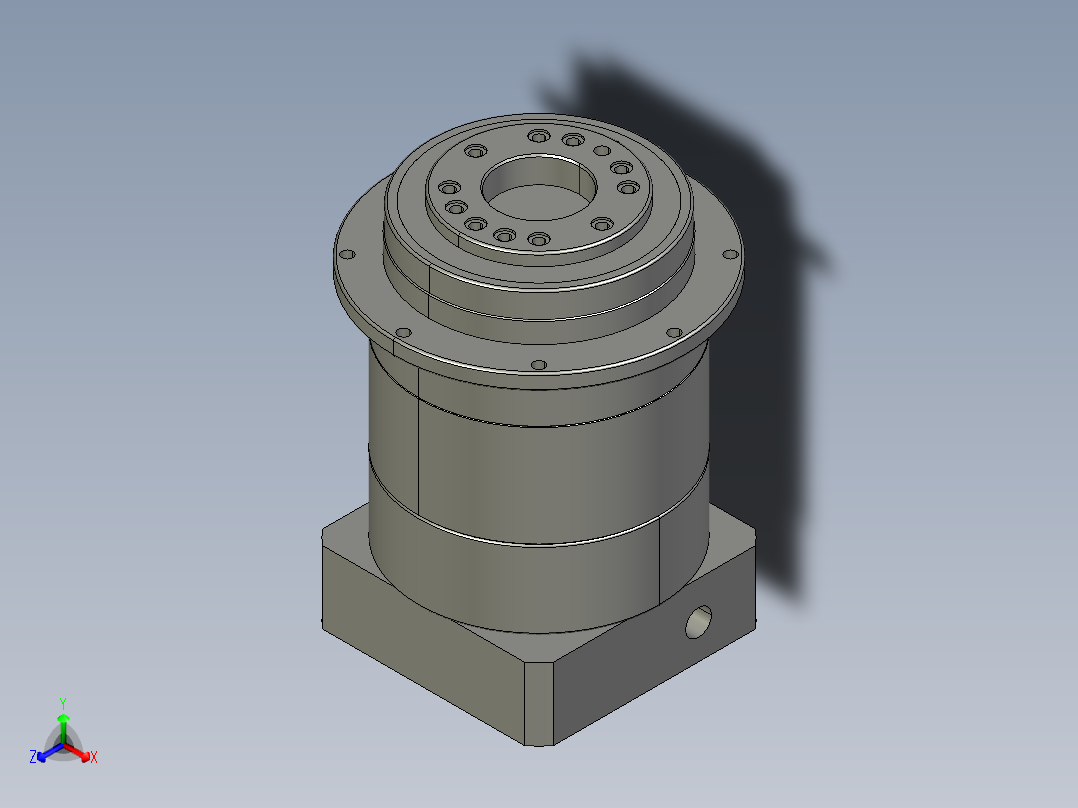 斜齿PHF110-L2 19-70-90-M6.STEP正等轴测图