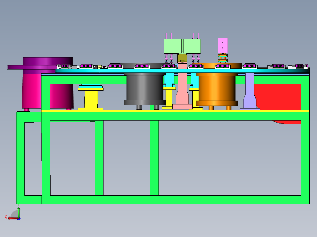 PTC器件环形装配线sw18后视图
