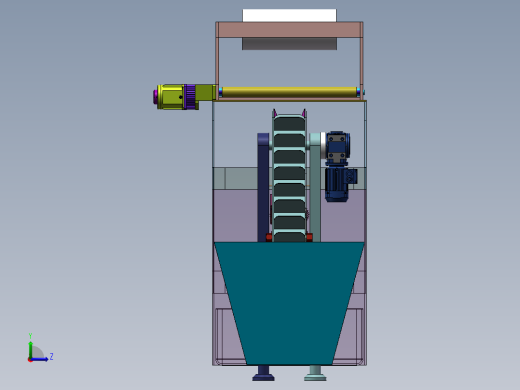 柑桔套袋装置设计左视缩略图