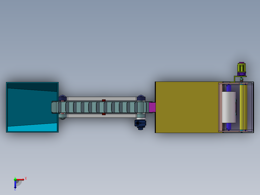 柑桔套袋装置设计俯视图