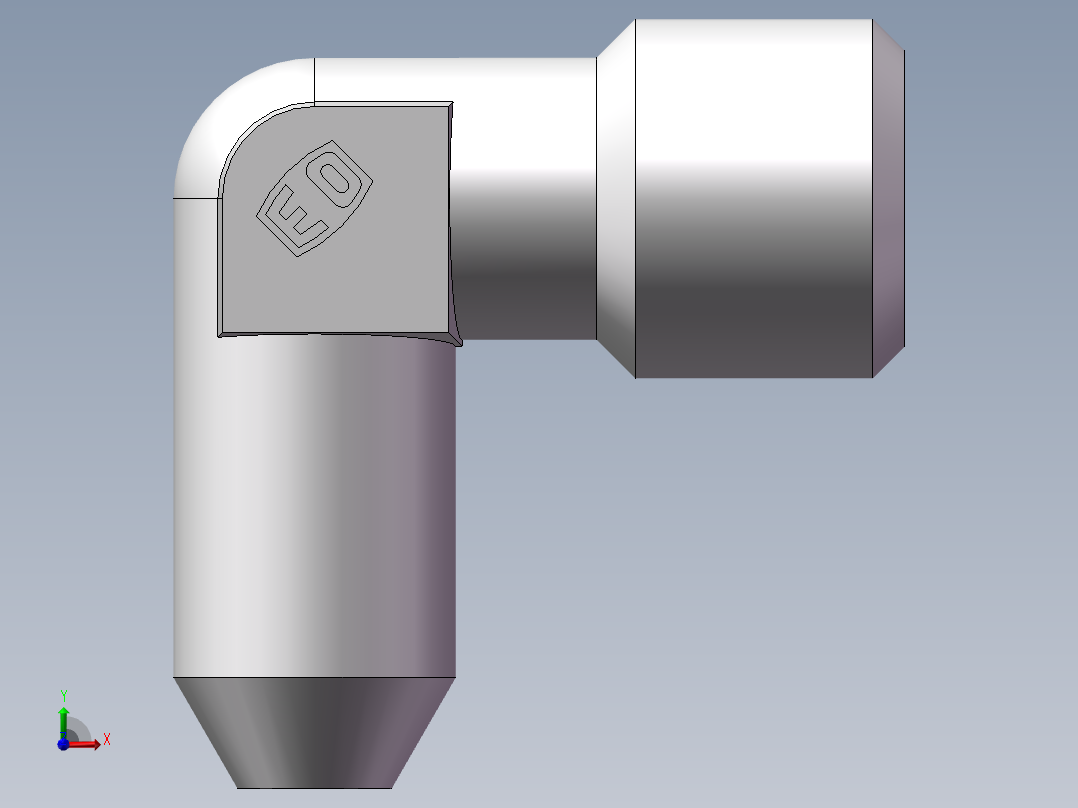 90度焊接接头、1DW9-14-06前视图