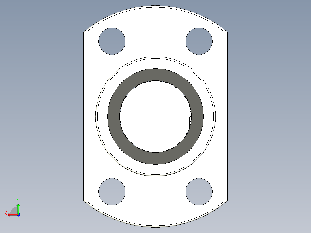 SFK滚珠丝杆后视图