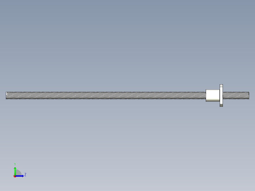 SFK滚珠丝杆左视图