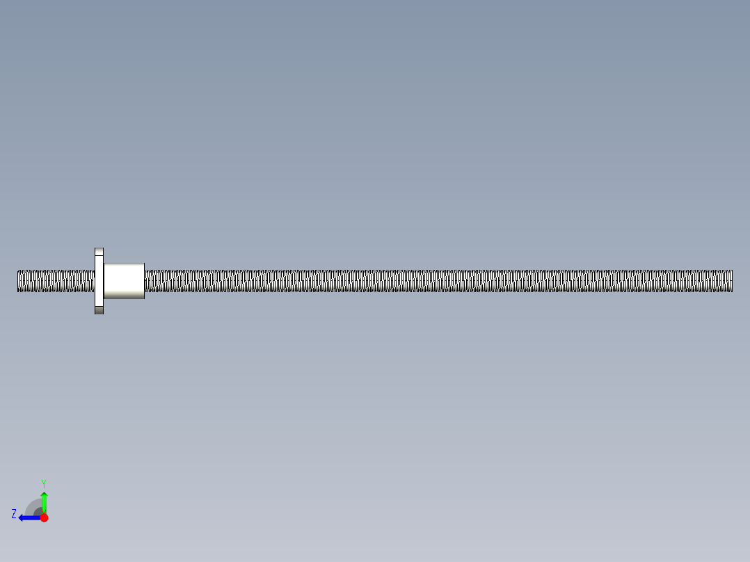 SFK滚珠丝杆右视图