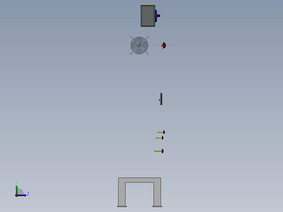 控制屏、屏幕(21)左视图