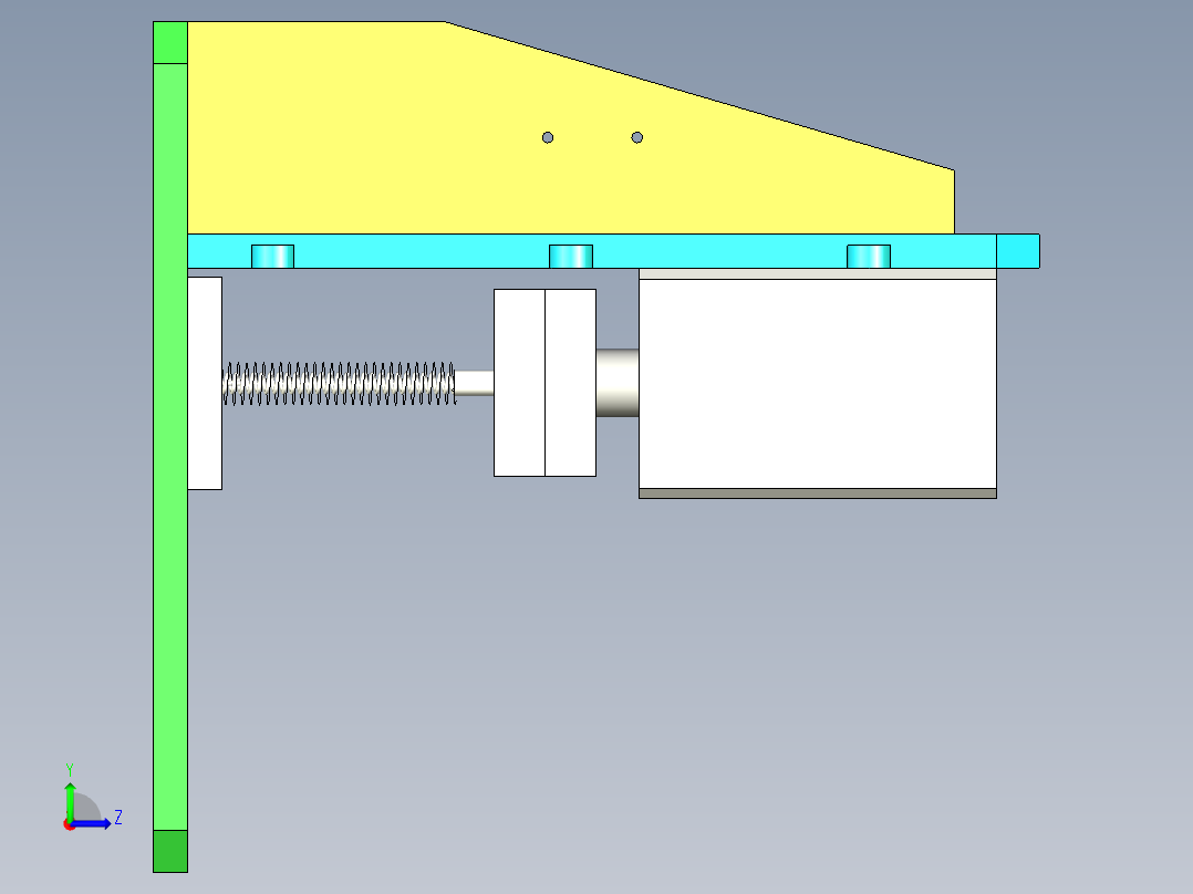 压合治具左视图