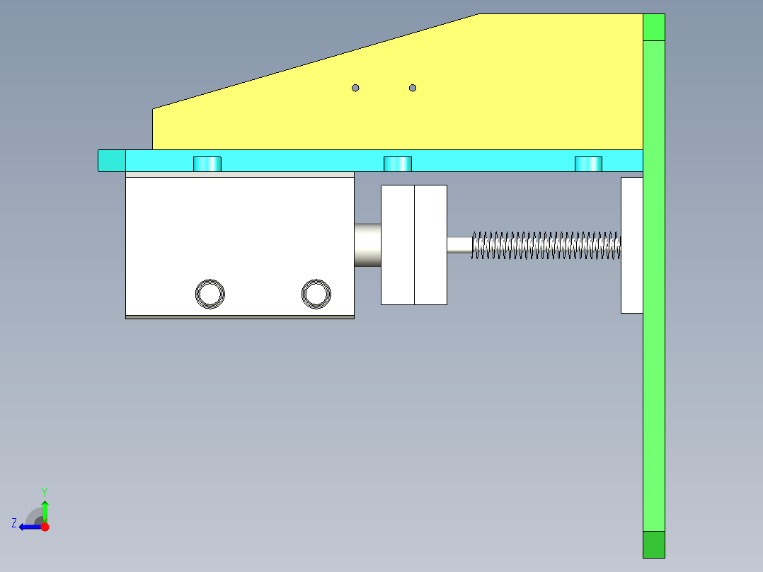 压合治具右视图