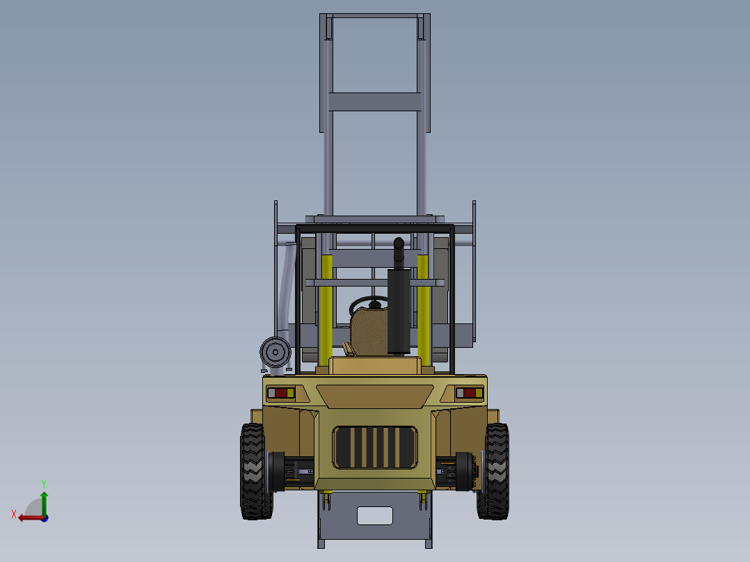 叉车、 叉车 SW igs(2)后视图