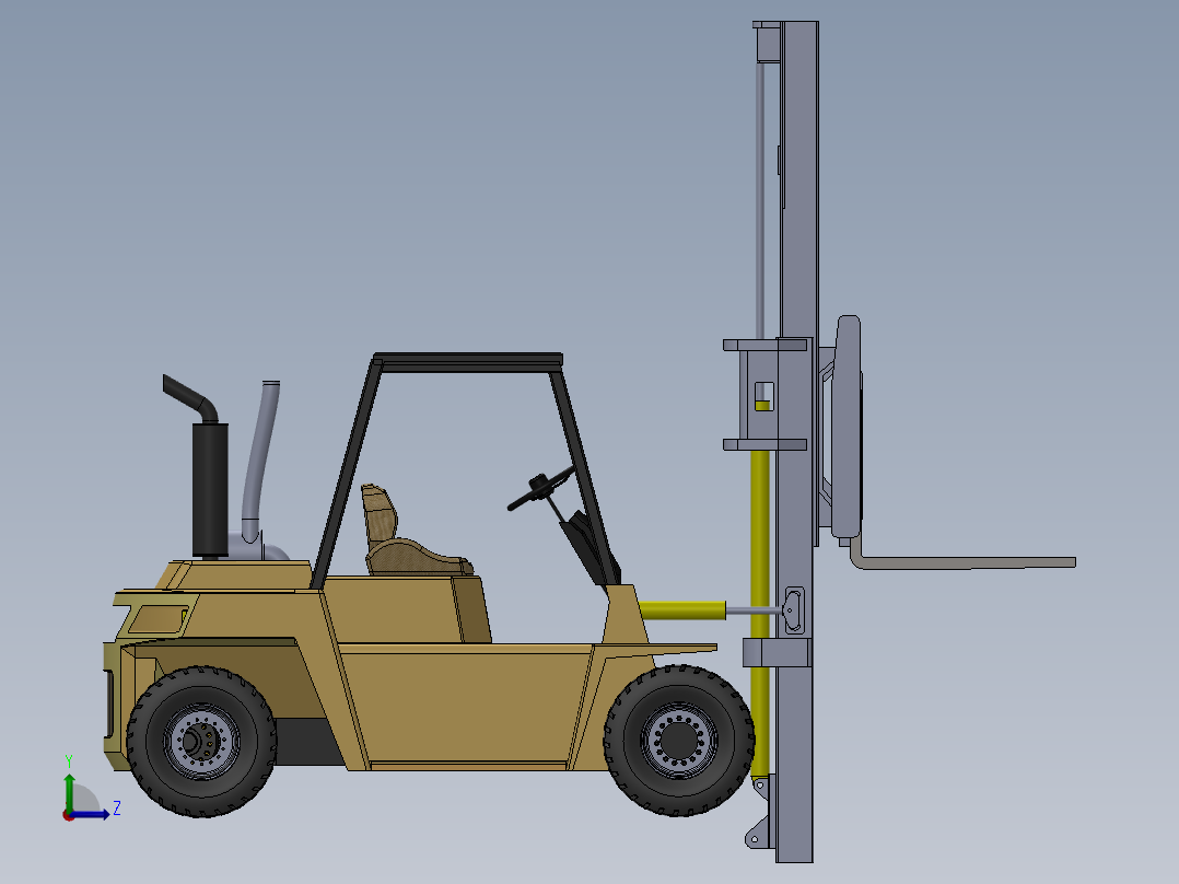 叉车、 叉车 SW igs(2)左视图