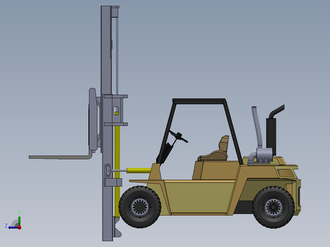 叉车、 叉车 SW igs(2)右视图