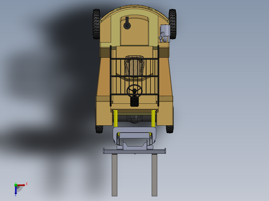 叉车、 叉车 SW igs(2)俯视图