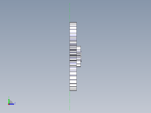 齿轮：参数化左视缩略图