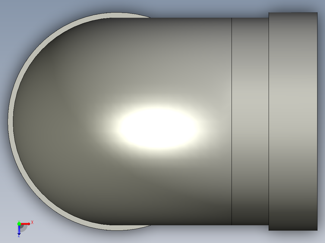 90弯头-内牙1寸-304材质Z001俯视图