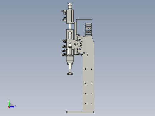 上卡环机械手左视缩略图