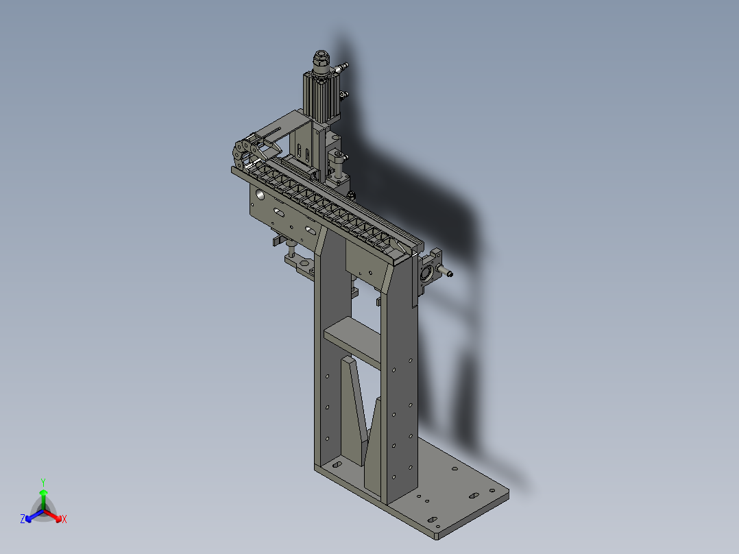 上卡环机械手正等轴测图