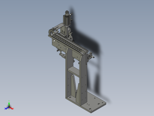 上卡环机械手正等轴测缩略图