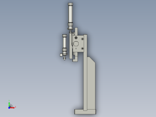 O圈装配Z轴前视缩略图
