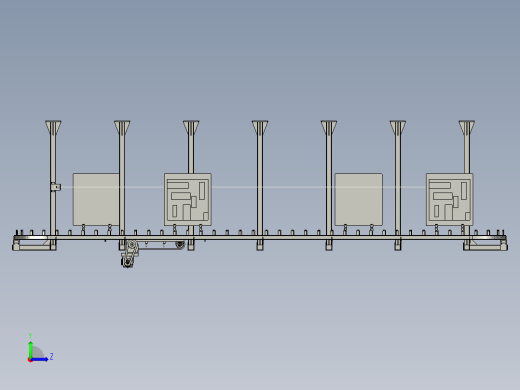 防抖动的悬挂链装置左视缩略图