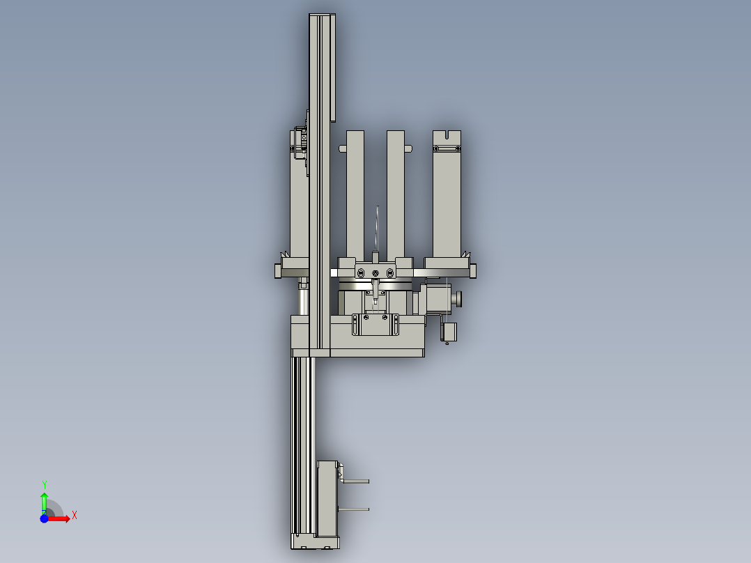 SAWH02-03300-1A0铝片转盘机构前视图