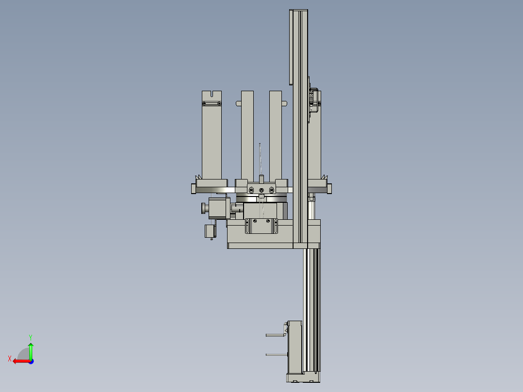 SAWH02-03300-1A0铝片转盘机构后视图