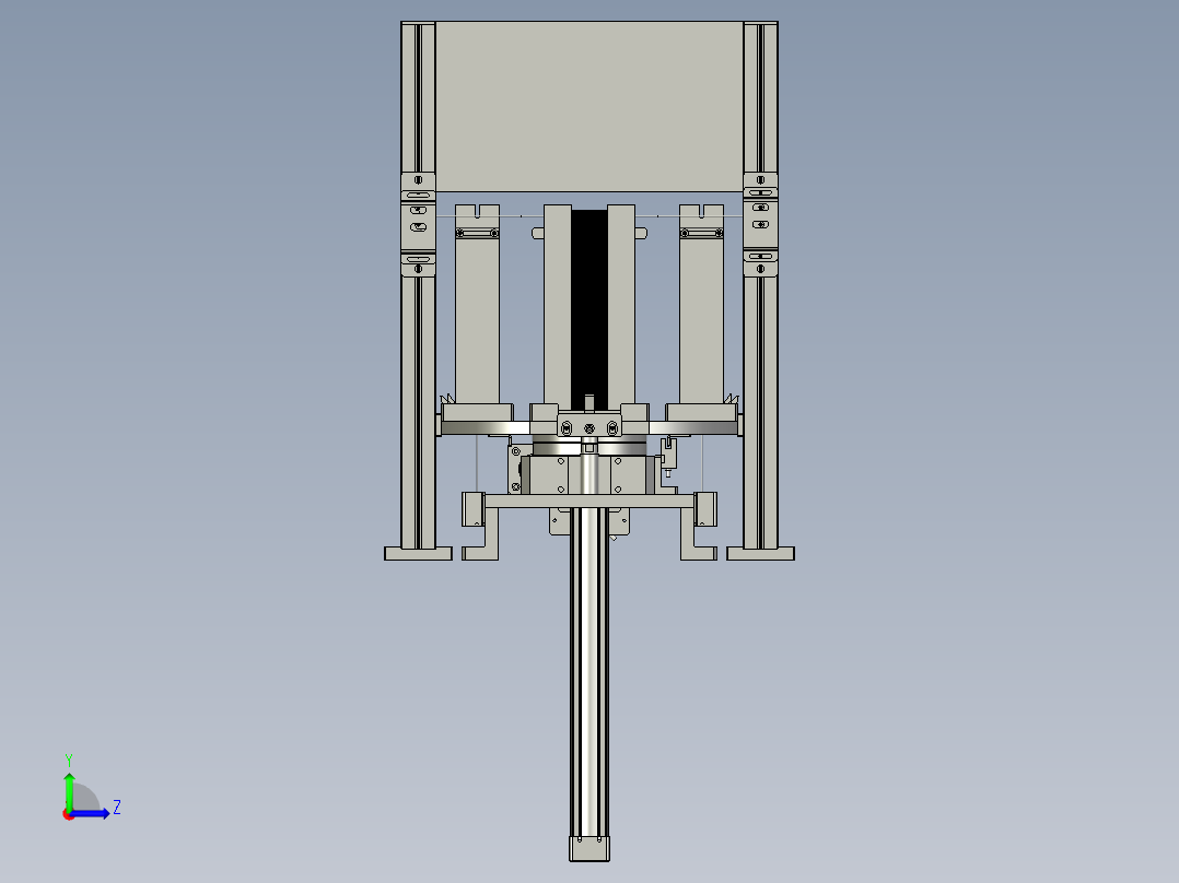 SAWH02-03300-1A0铝片转盘机构左视图