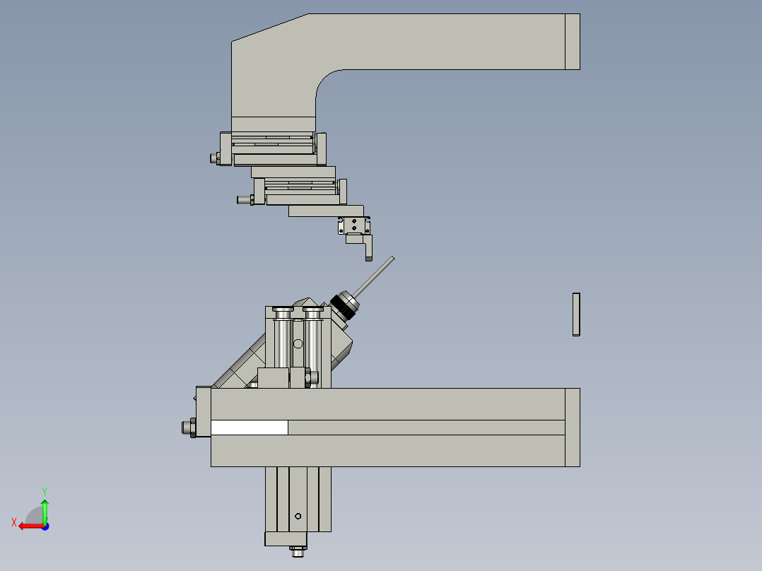 点AB胶组件后视图