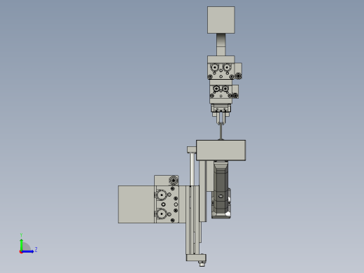 点AB胶组件左视缩略图