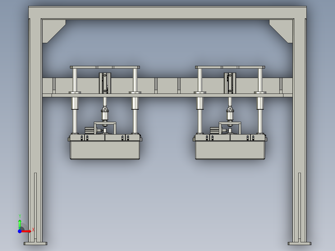 BLXDLXN09-02-A00顶部下压机构OM前视图