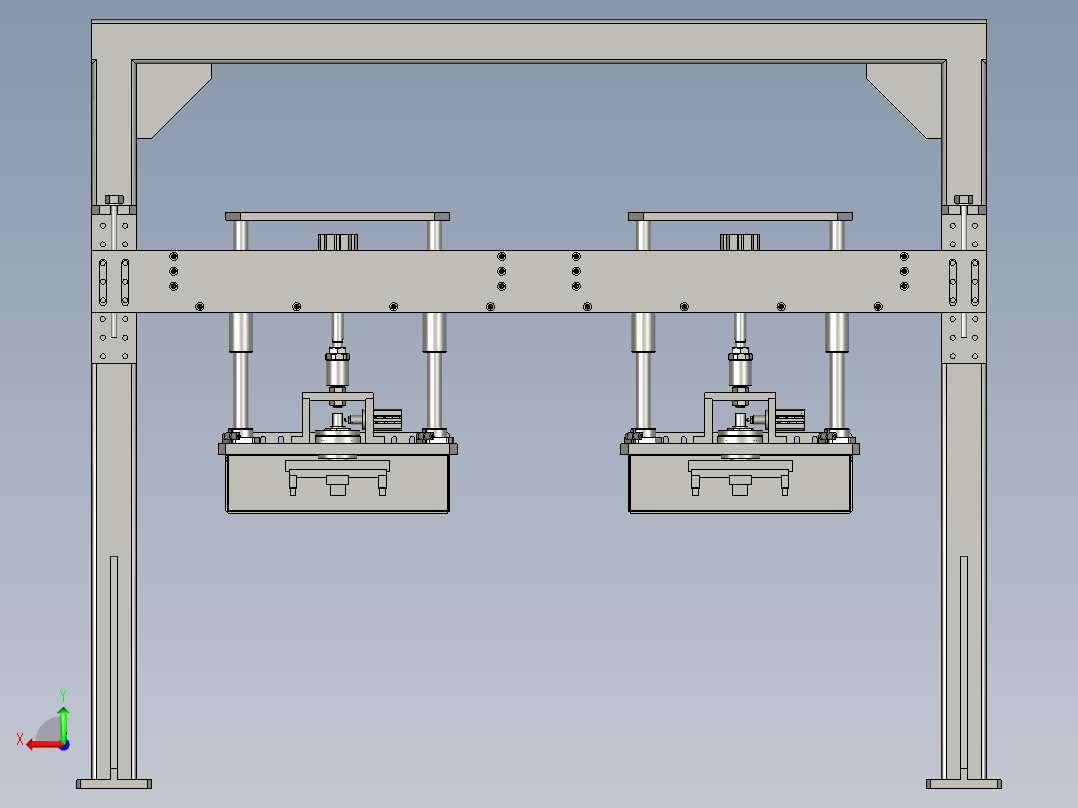 BLXDLXN09-02-A00顶部下压机构OM后视图