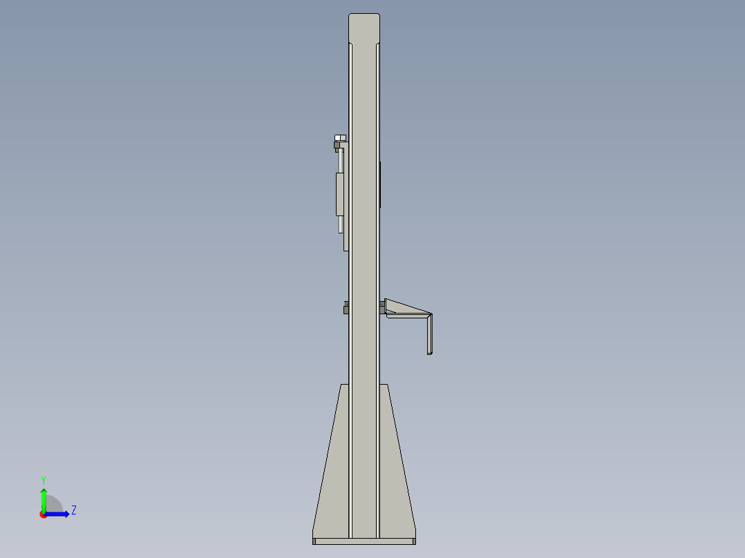 BLXDLXN09-02-A00顶部下压机构OM左视图