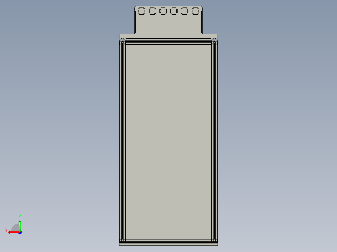 扫码机台后视图