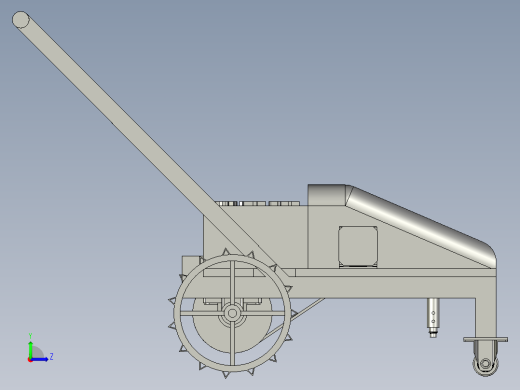 草坪修剪除草机左视缩略图