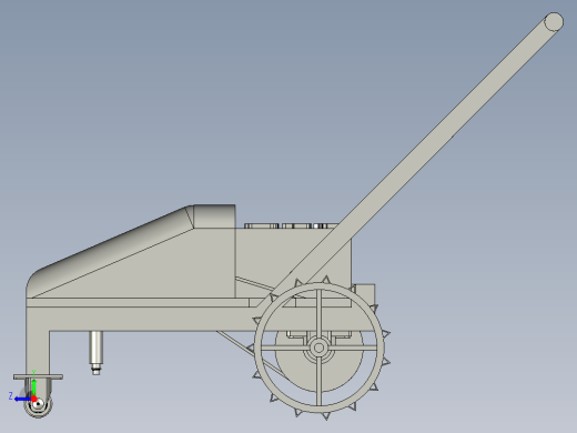 草坪修剪除草机右视缩略图