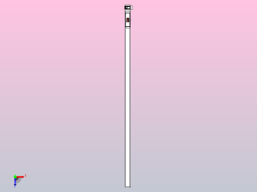 伺服电机集成皮带传动直线执行器TPA-OCB-120-224-L3450-LU-P75-N3俯视缩略图