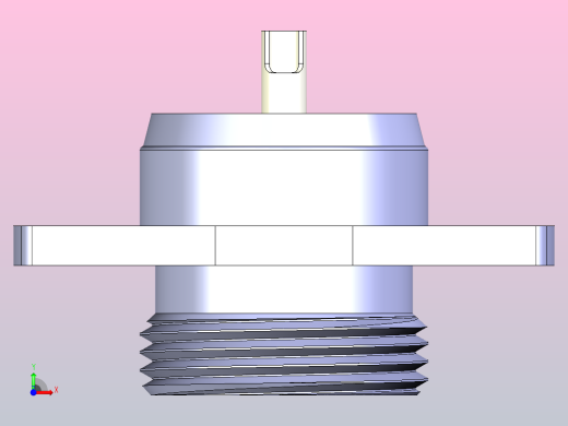 GX16连接器，从面板背面安装面板前视缩略图