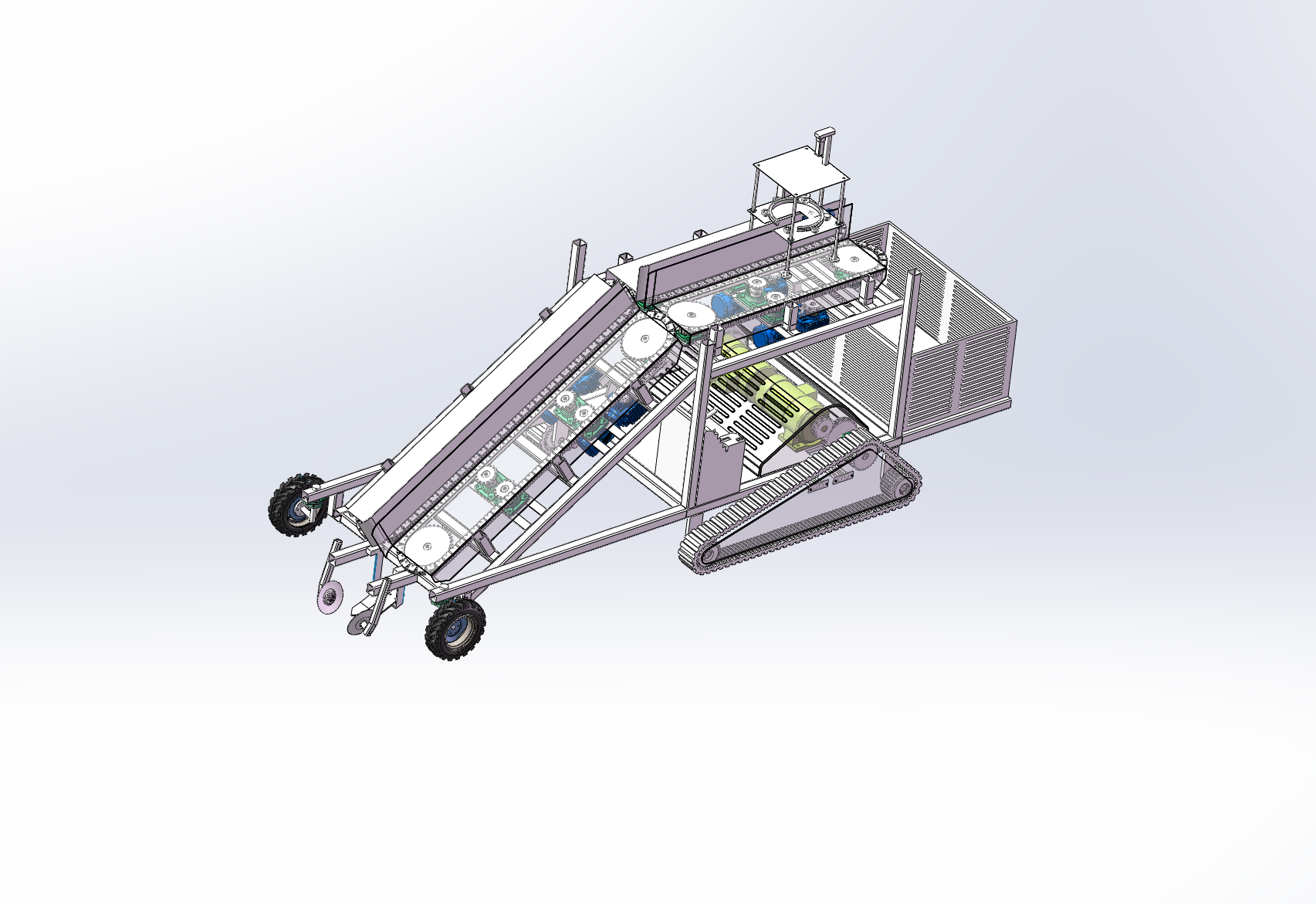 大葱收获打捆一体机 1624242